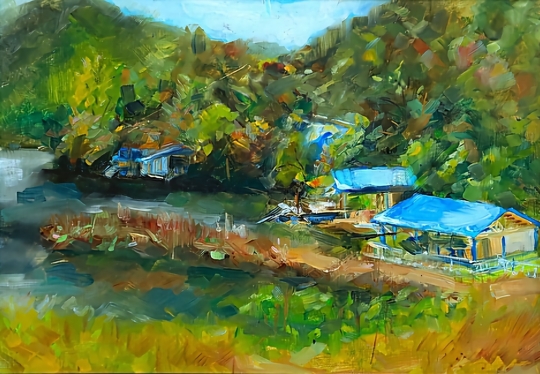  Plein-air painting trip in south Korea